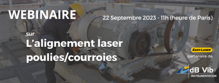 Webinaire Alignement Poulies Courroies Db Vib Instrumentation