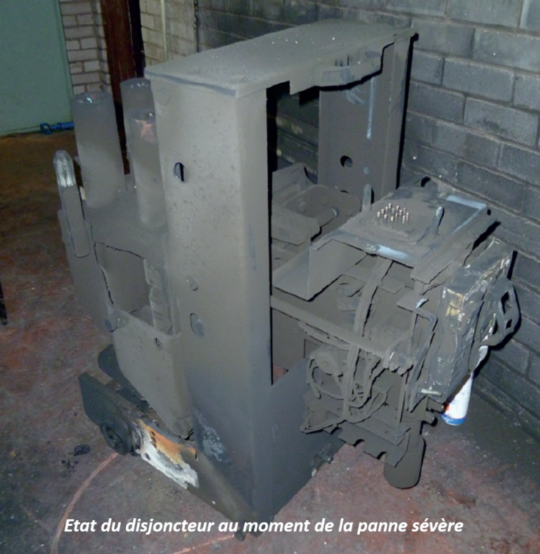 Etat du disjoncteur au moment de la panne sévère
